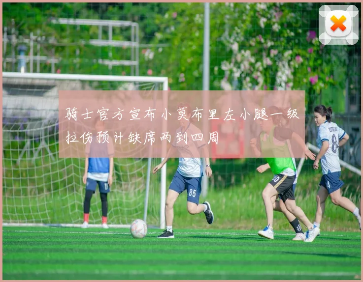 骑士官方宣布小莫布里左小腿一级拉伤预计缺席两到四周